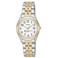 Pulsar Women's Dress Collection Two-Tone Bracelet Watch w/ Arabic Numbers from Pedre